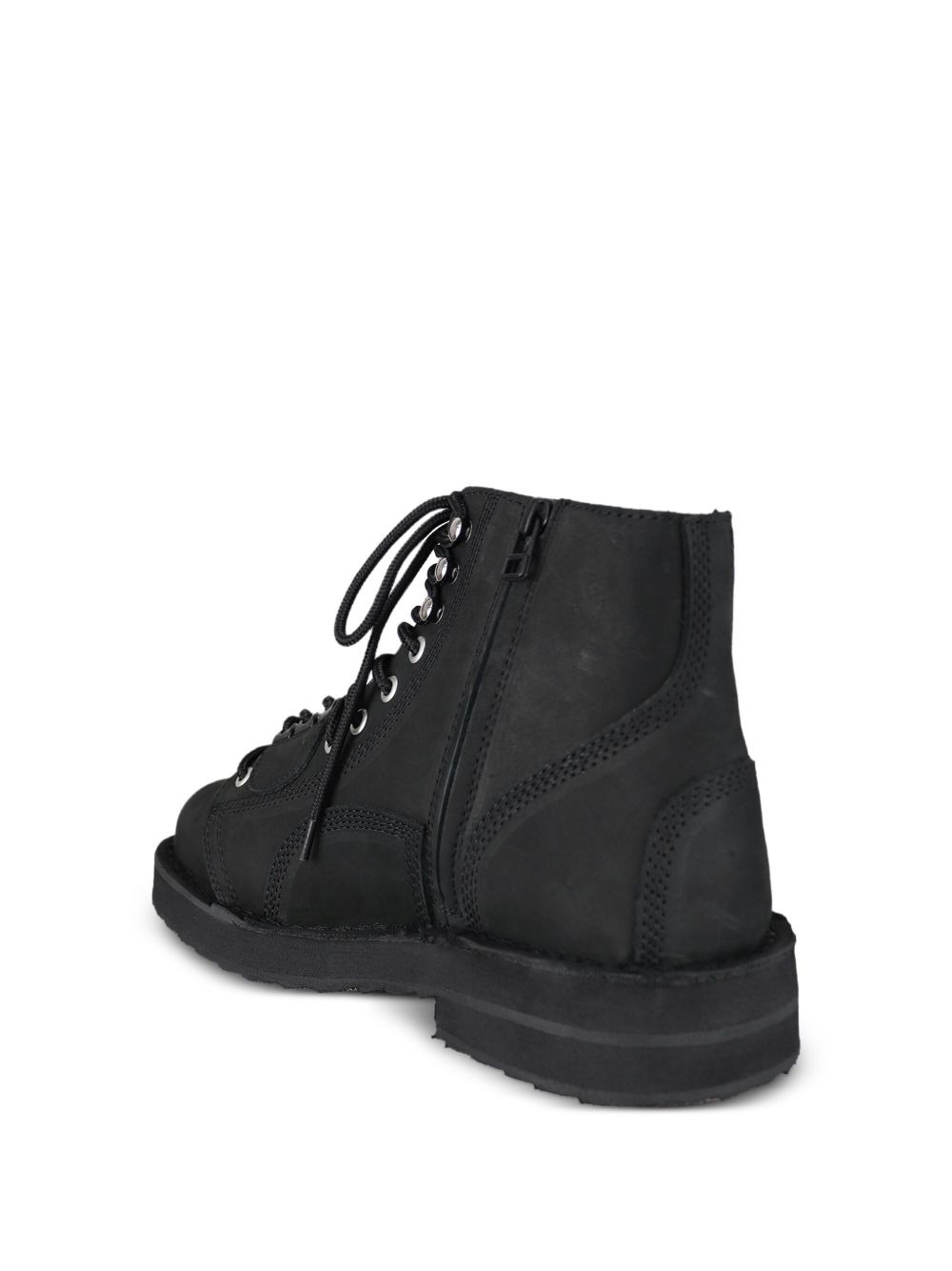 lace-up leather boots - 3