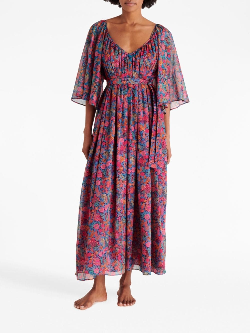Daisy floral-print maxi dress - 2