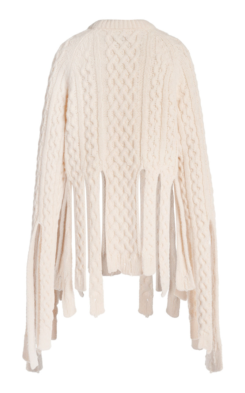 Shredded Wool Sweater ivory 3