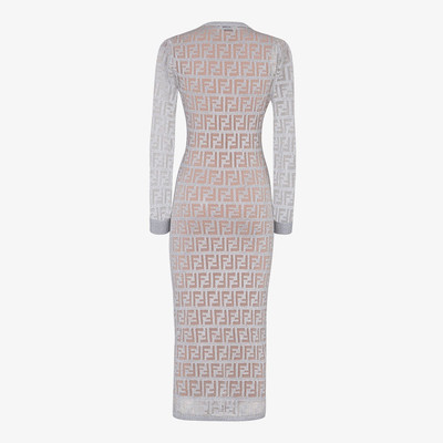 FENDI Silver knit dress outlook