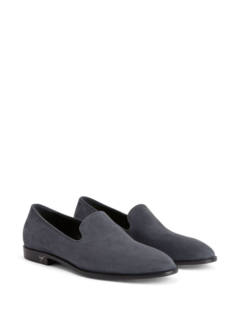 Giuseppe Zanotti Gatien suede loafers outlook