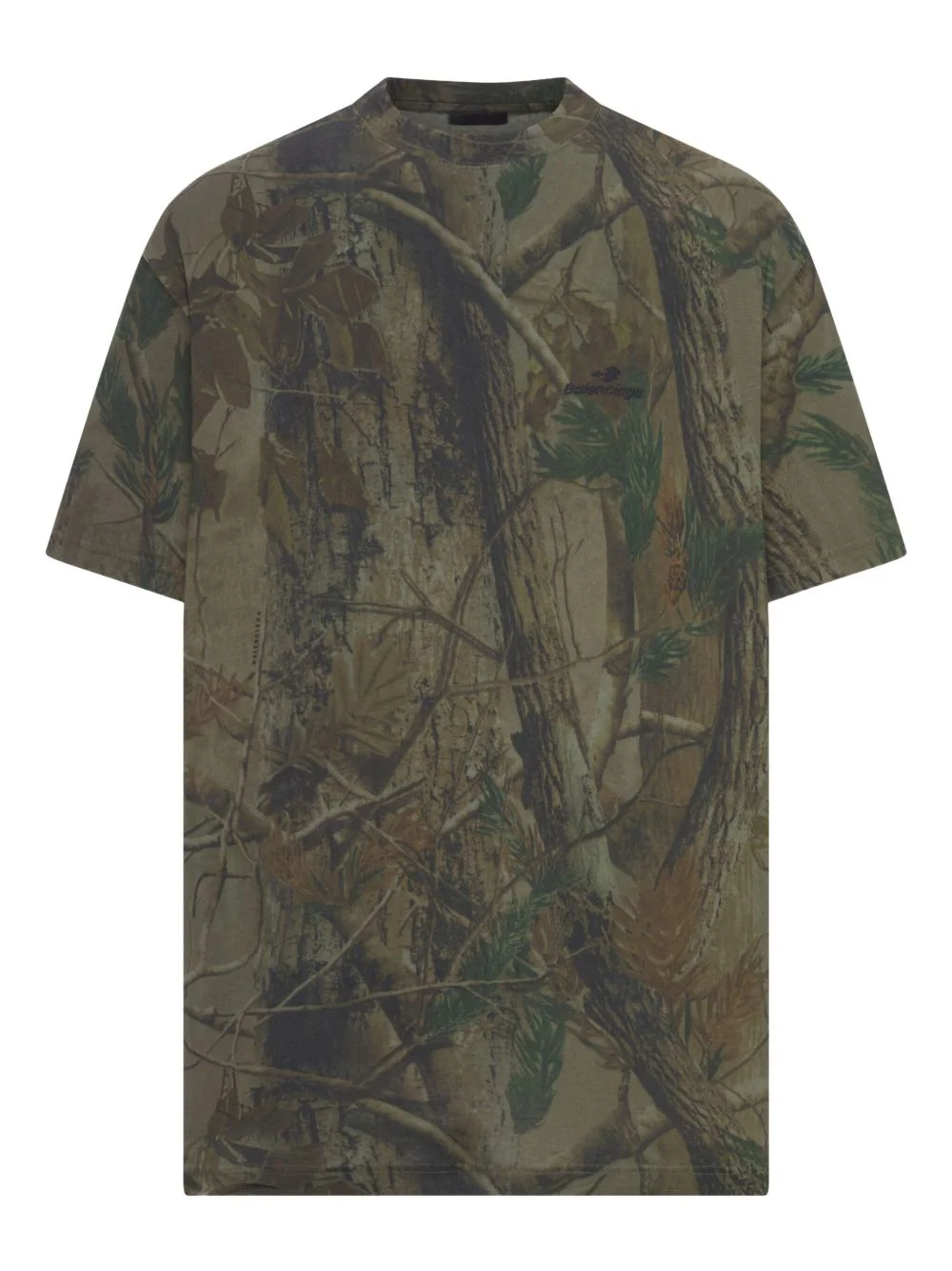 camouflage cotton t-shirt - 1