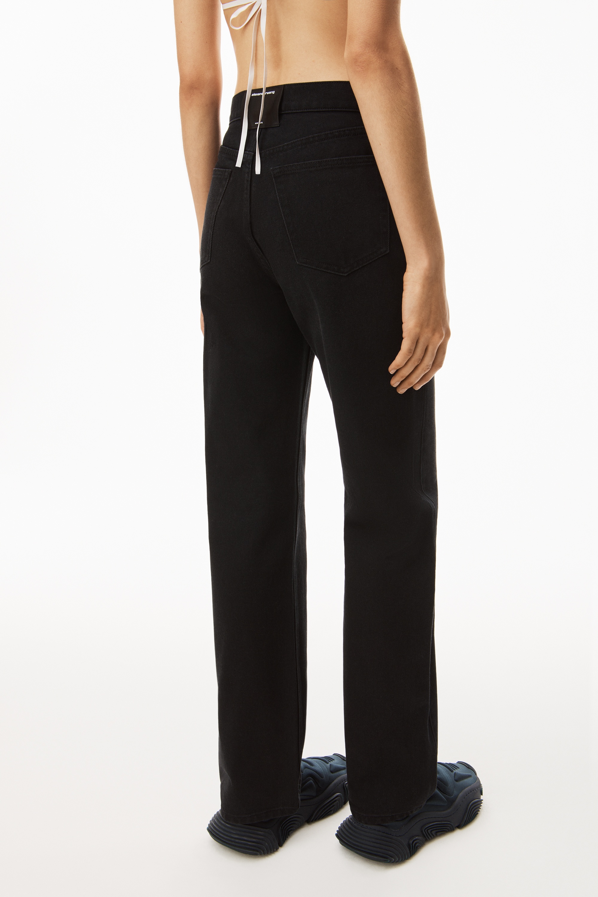 PUFF LOGO EZ - STRAIGHT LEG JEAN IN DENIM - 5