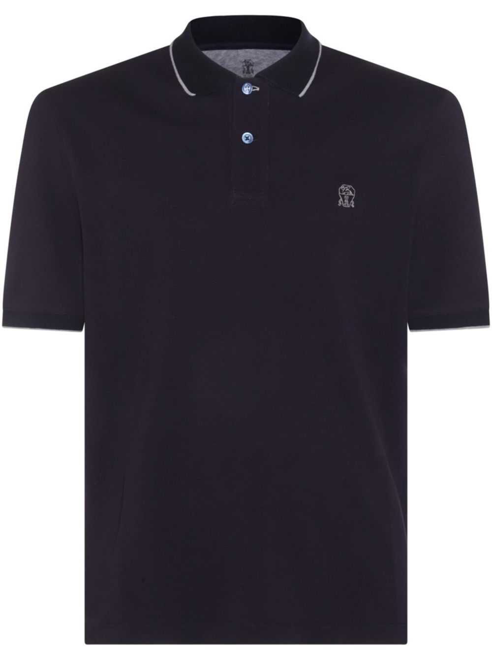 embroidered polo shirt - 1
