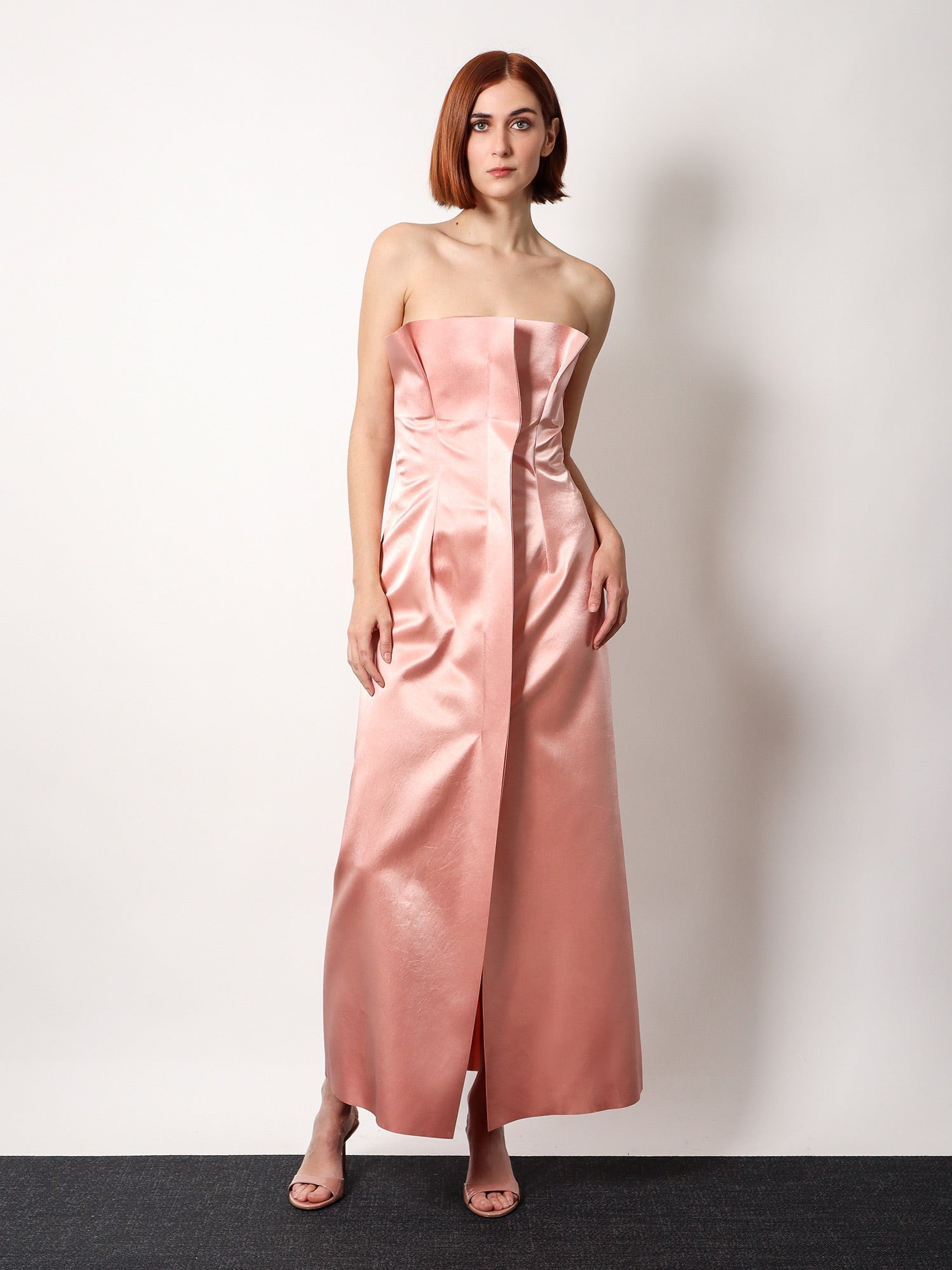 PHILOSOPHY DI LORENZO SERAFINI - Philosophy Di Lorenzo Serafini Satin Long Dress With Bustier - 2