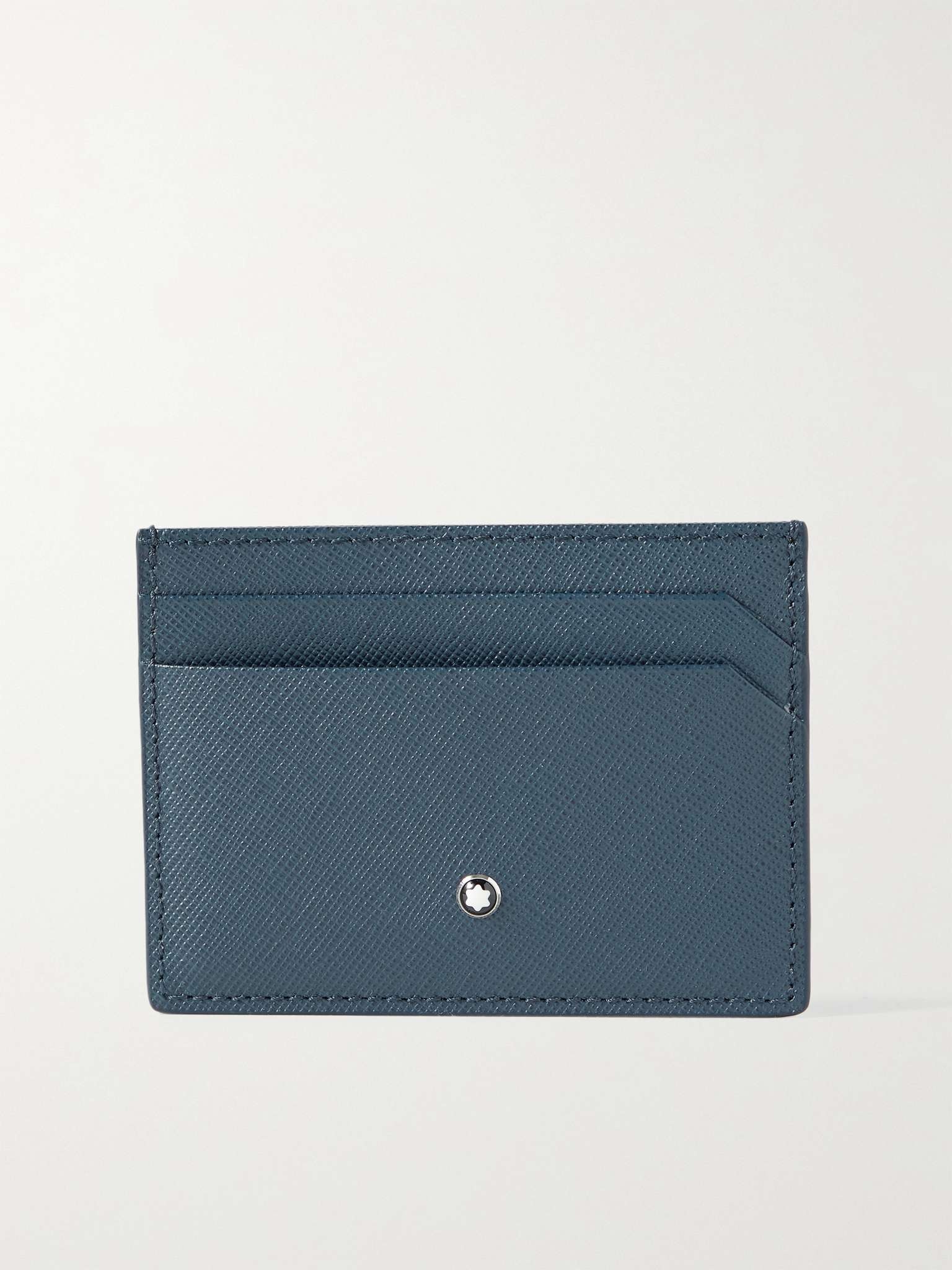 Cross-Grain Leather Cardholder - 1