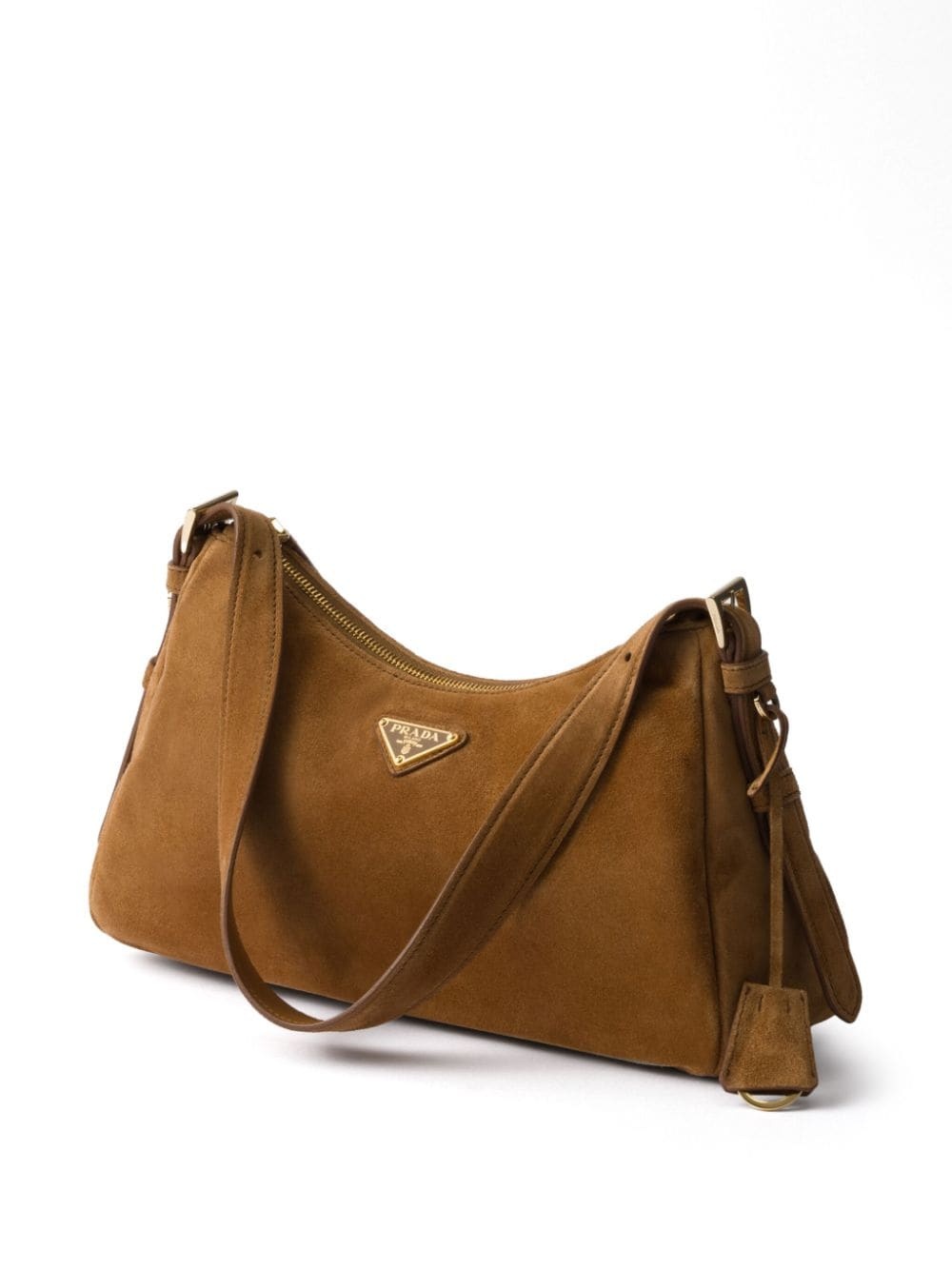 medium Aimée suede shoulder bag - 4