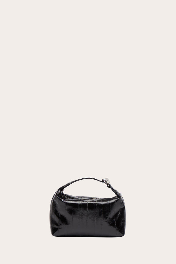PILLOW POUCH MICRO BLACK EEL - 4