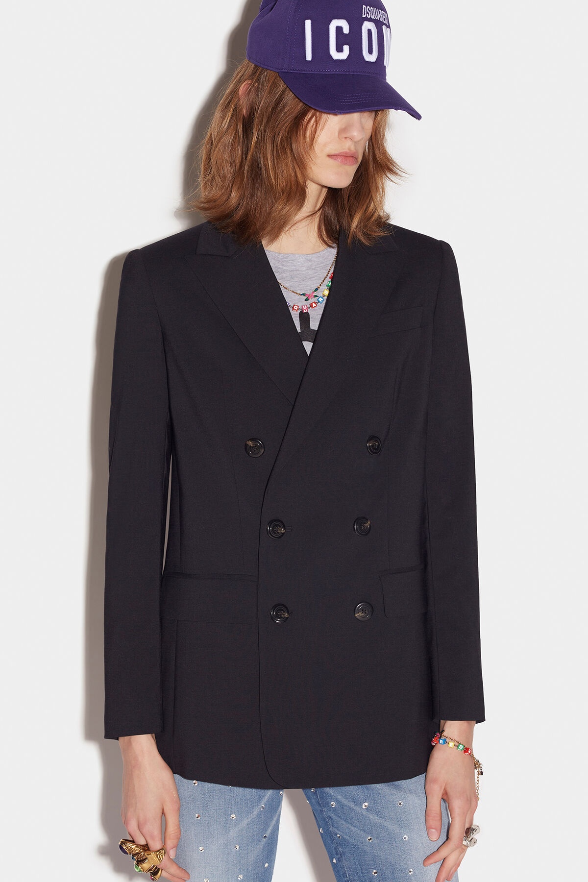 NEW YORKER DOUBLE BRESTED BLAZER - 3