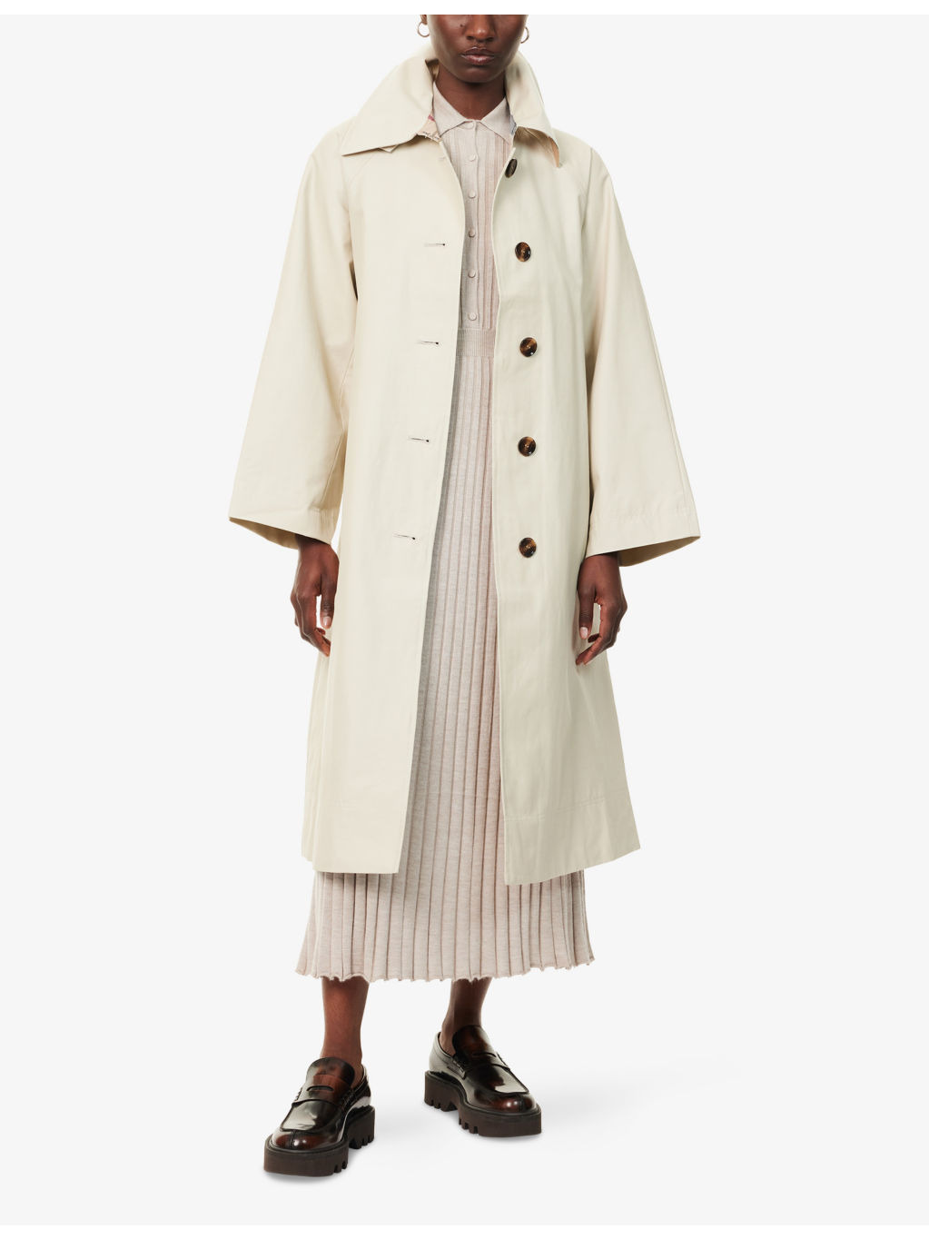 Robyn Belted Cotton-Blend Trench Coat - 2