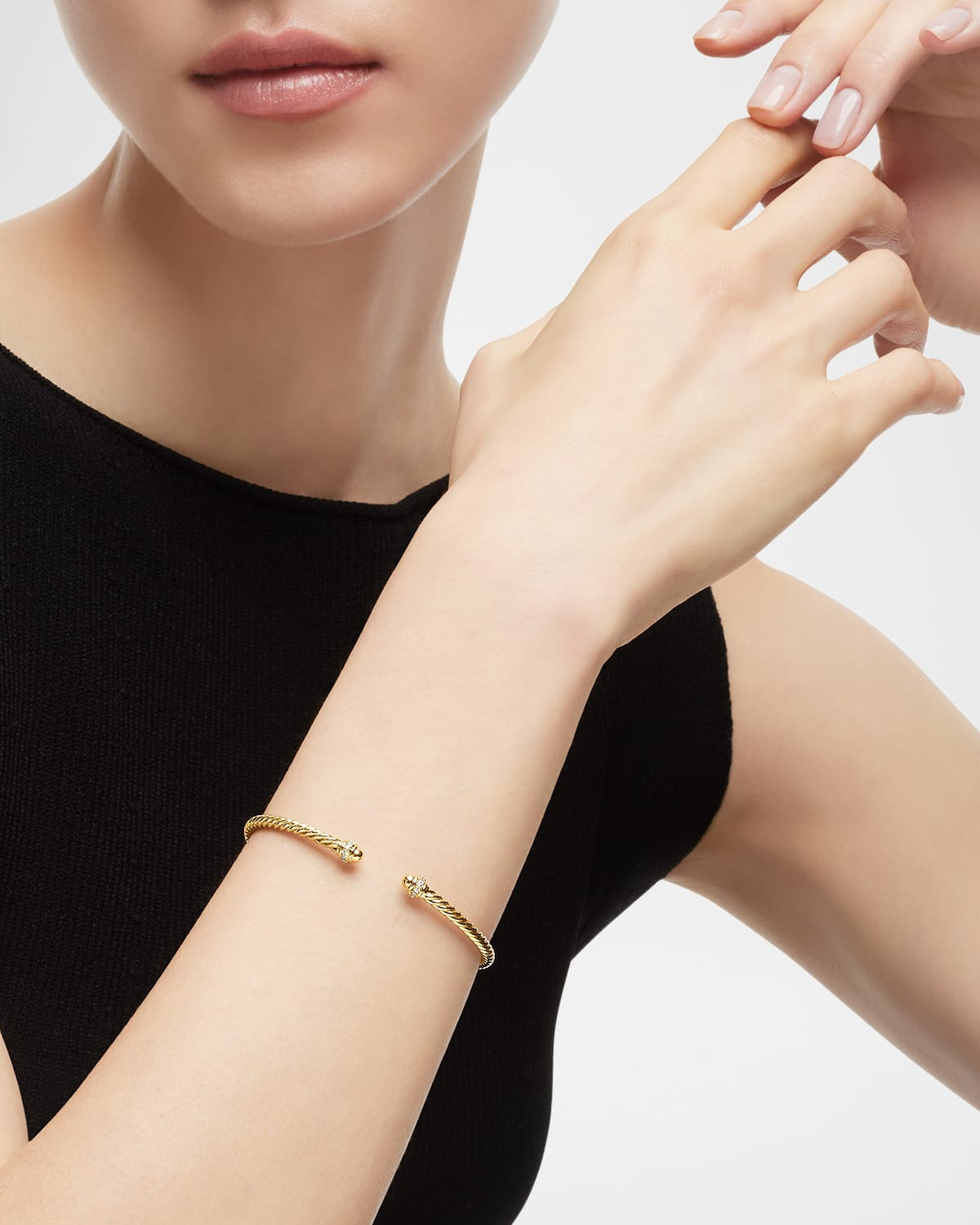 3mm Cablespira Bracelet in 18K Gold - 6