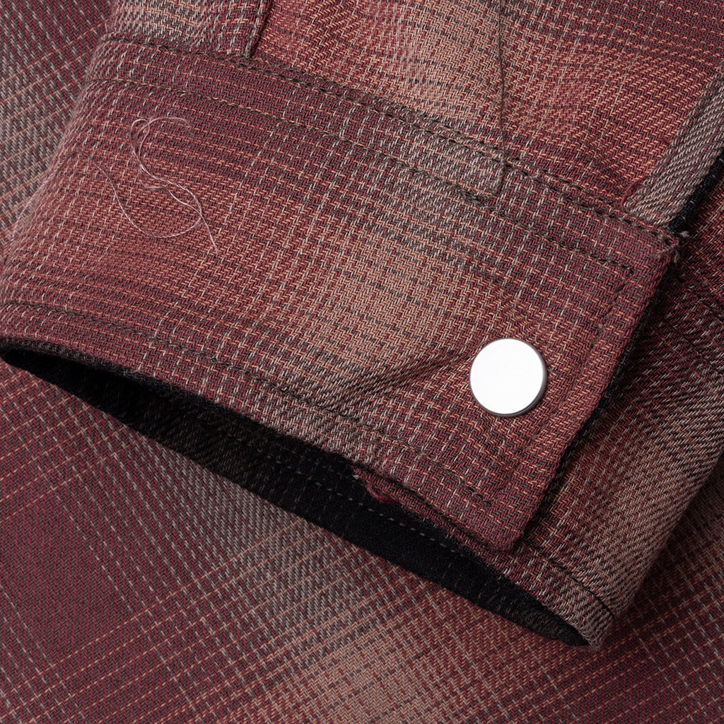 BONDED REVERSIBLE CHECK SHIRT - NERO - 6
