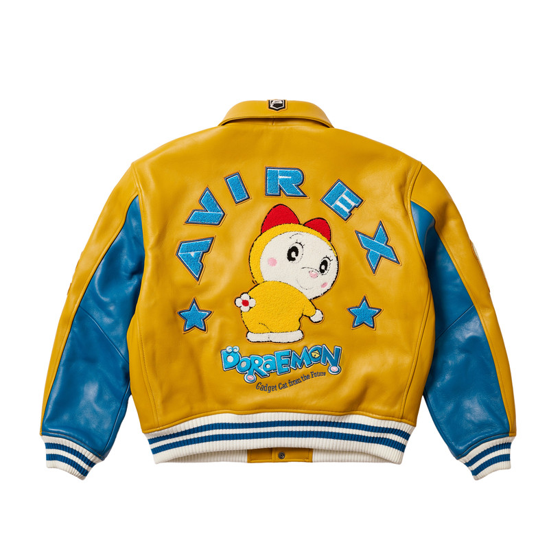 PALACE PALACE DORAEMON AVIREX JACKET YELLOW outlook