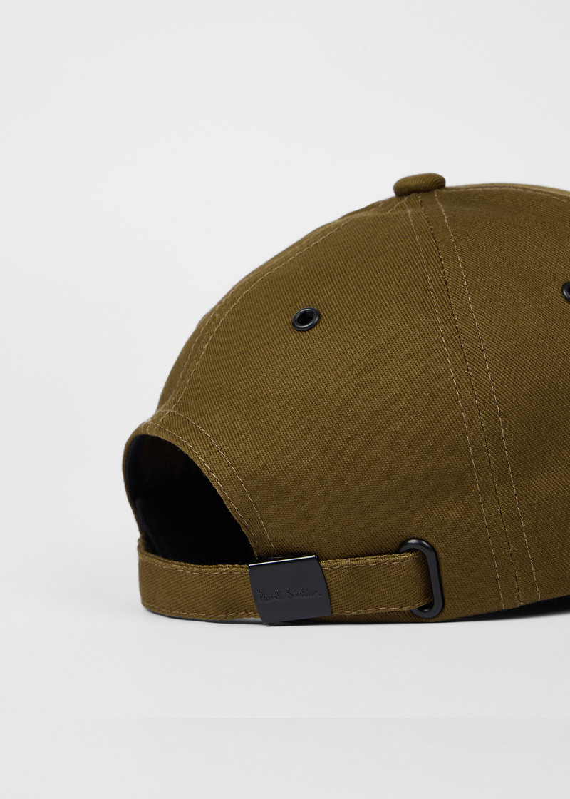 Paul Smith Khaki 'Zebra' Baseball Cap outlook