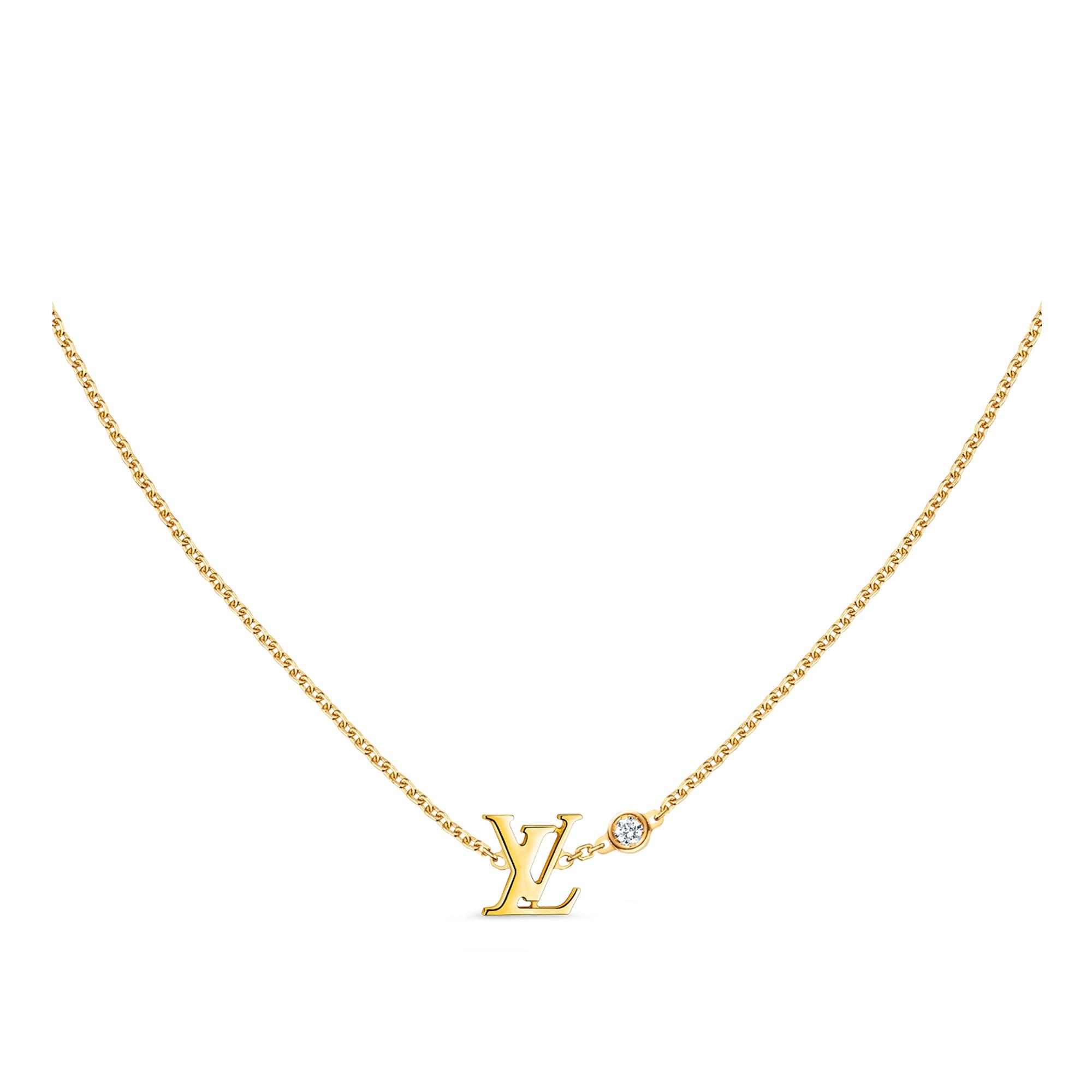 Idylle Blossom LV Pendant, Yellow gold and diamond - 3