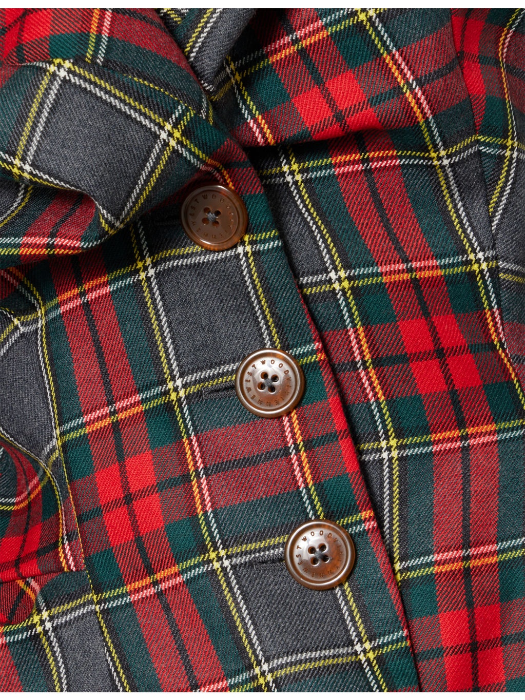 Drunken Check-Print Wool Blazer - 7