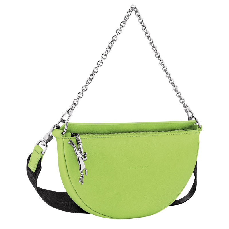 Smile S Crossbody bag Green Light - Leather 3