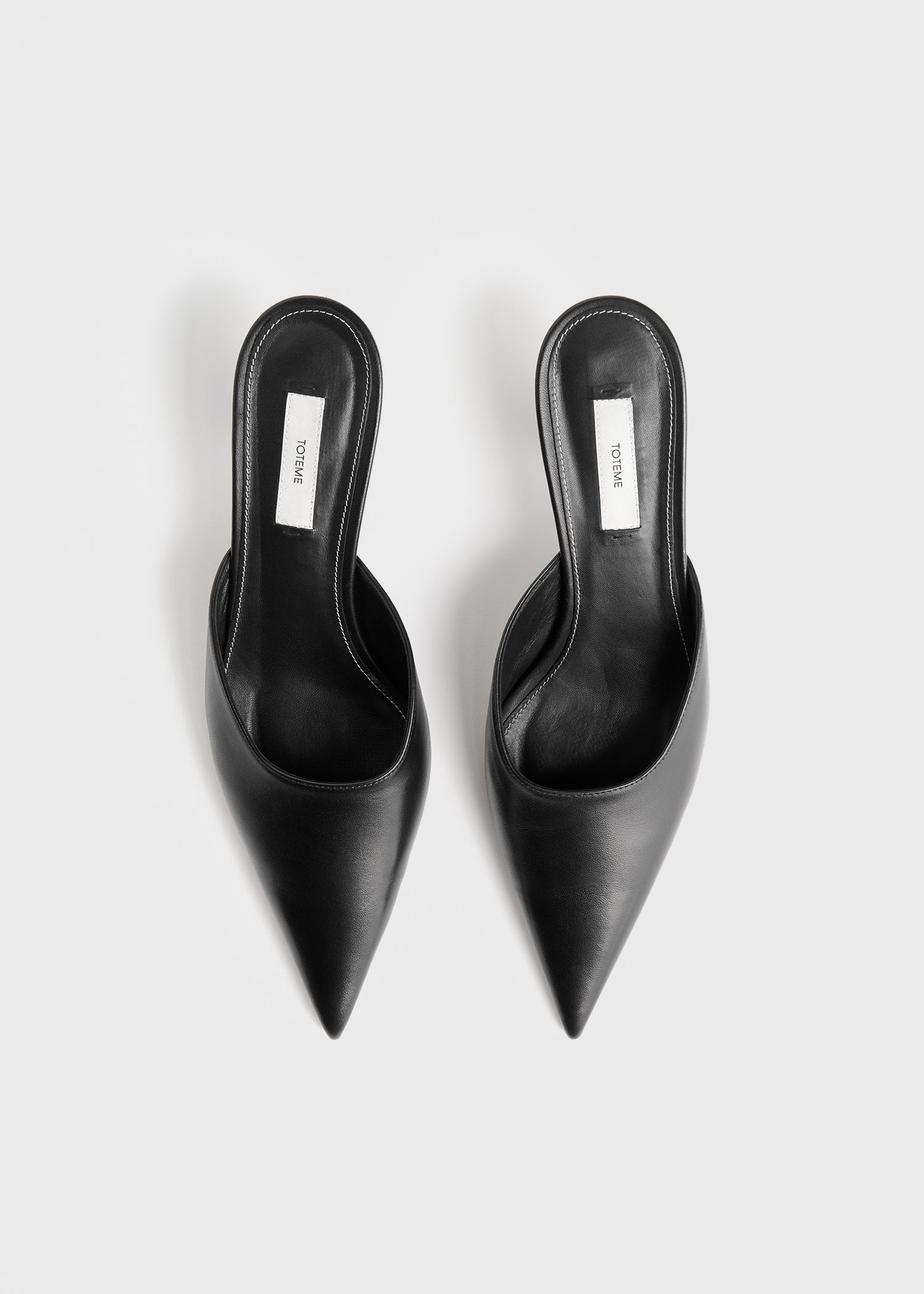 Sharp nappa mules black - 4