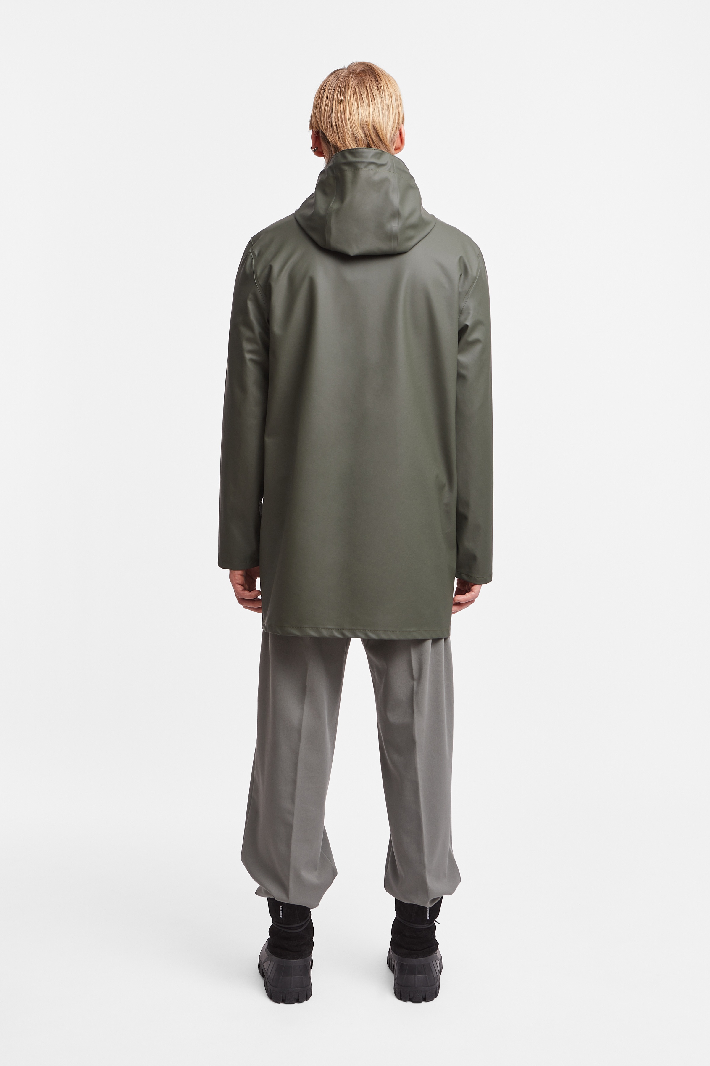Stockholm Lightweight Raincoat Green - 4