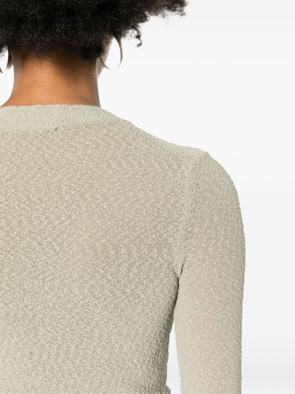bouclÃ© knitted jumper - 5