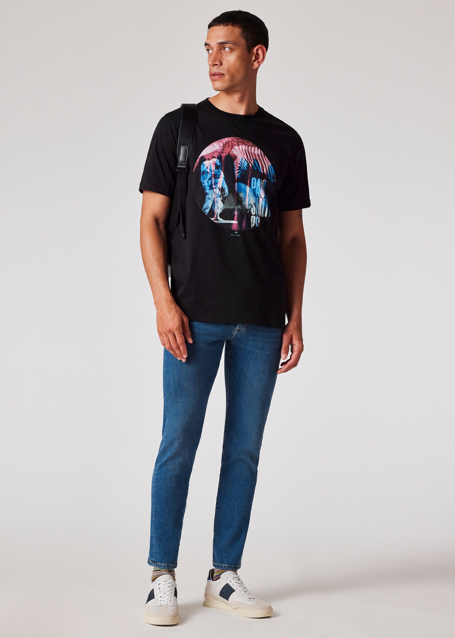 Slim-Fit 'Blue Black Comfort Stretch' Blue-Wash Jeans - 4