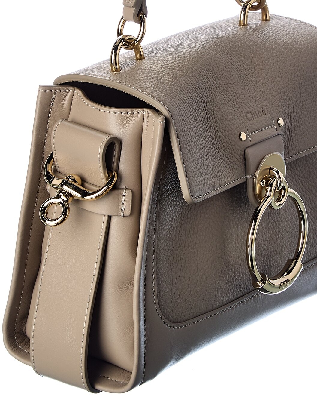 Chloé Tess Day Mini Leather Shoulder Bag - 3