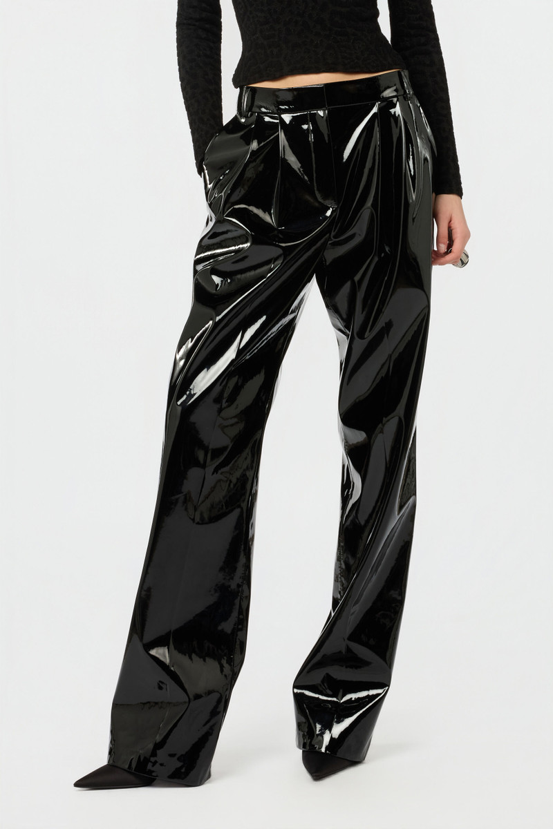 Black Vinyl Trousers 3