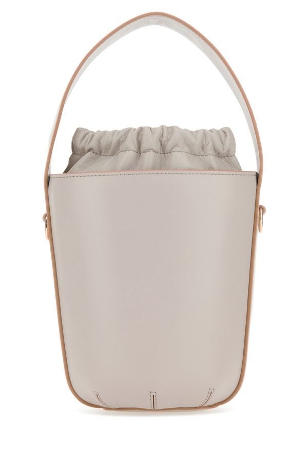 CHLOE Light Pink Leather Bucket Bag - 3