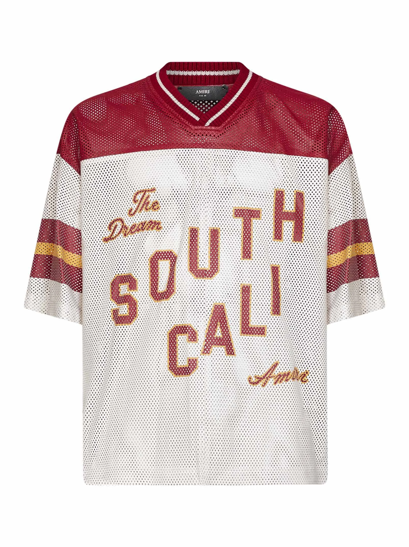 Ivory South Cali openwork leather jersey - 1