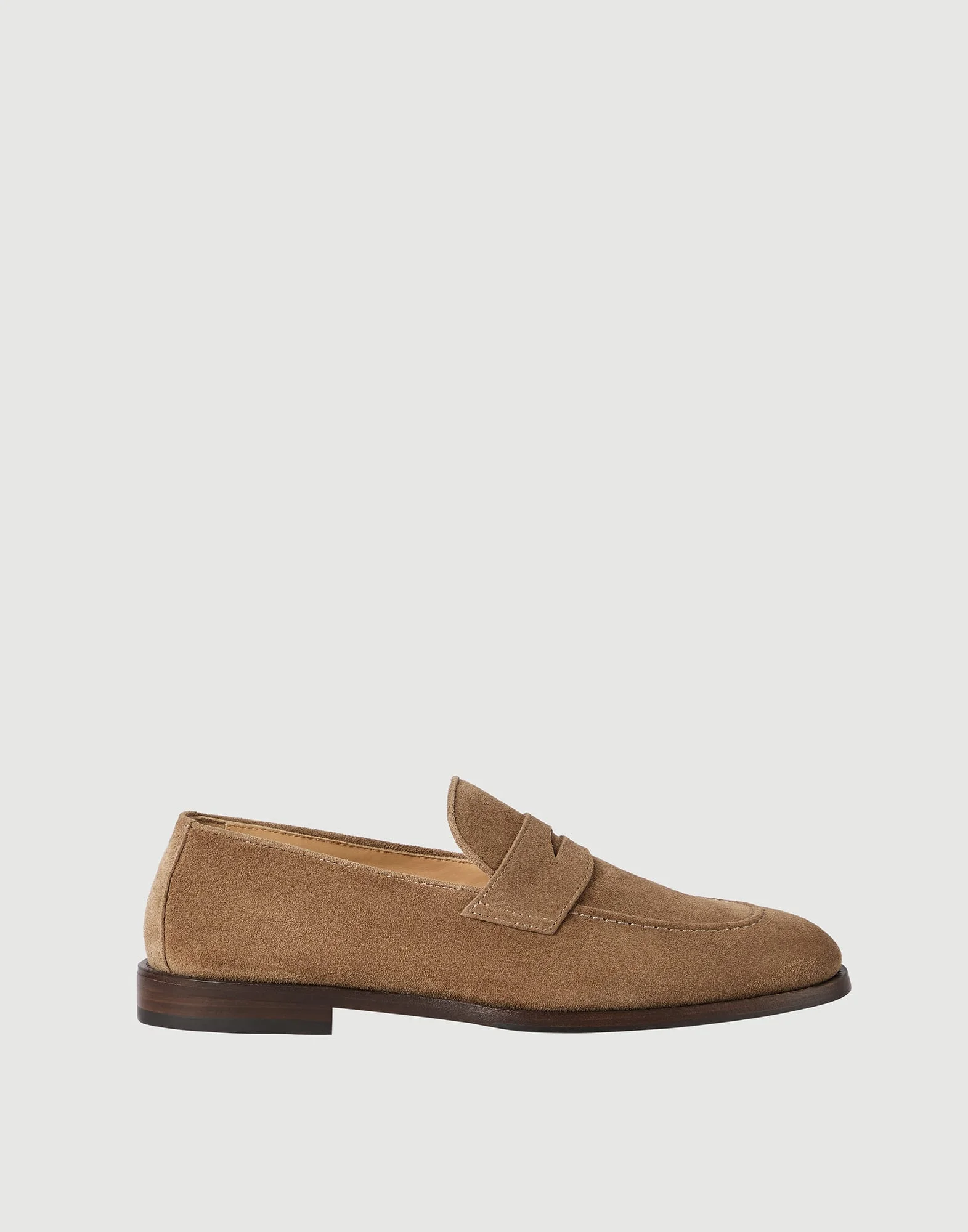 Suede penny loafers - 1