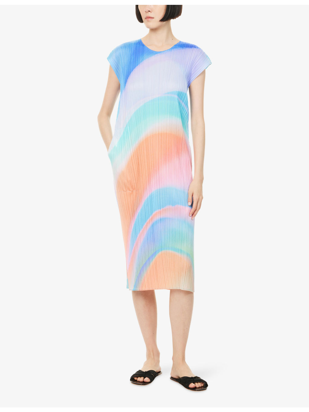 Groove Sleeveless Knitted Midi Dress - 3
