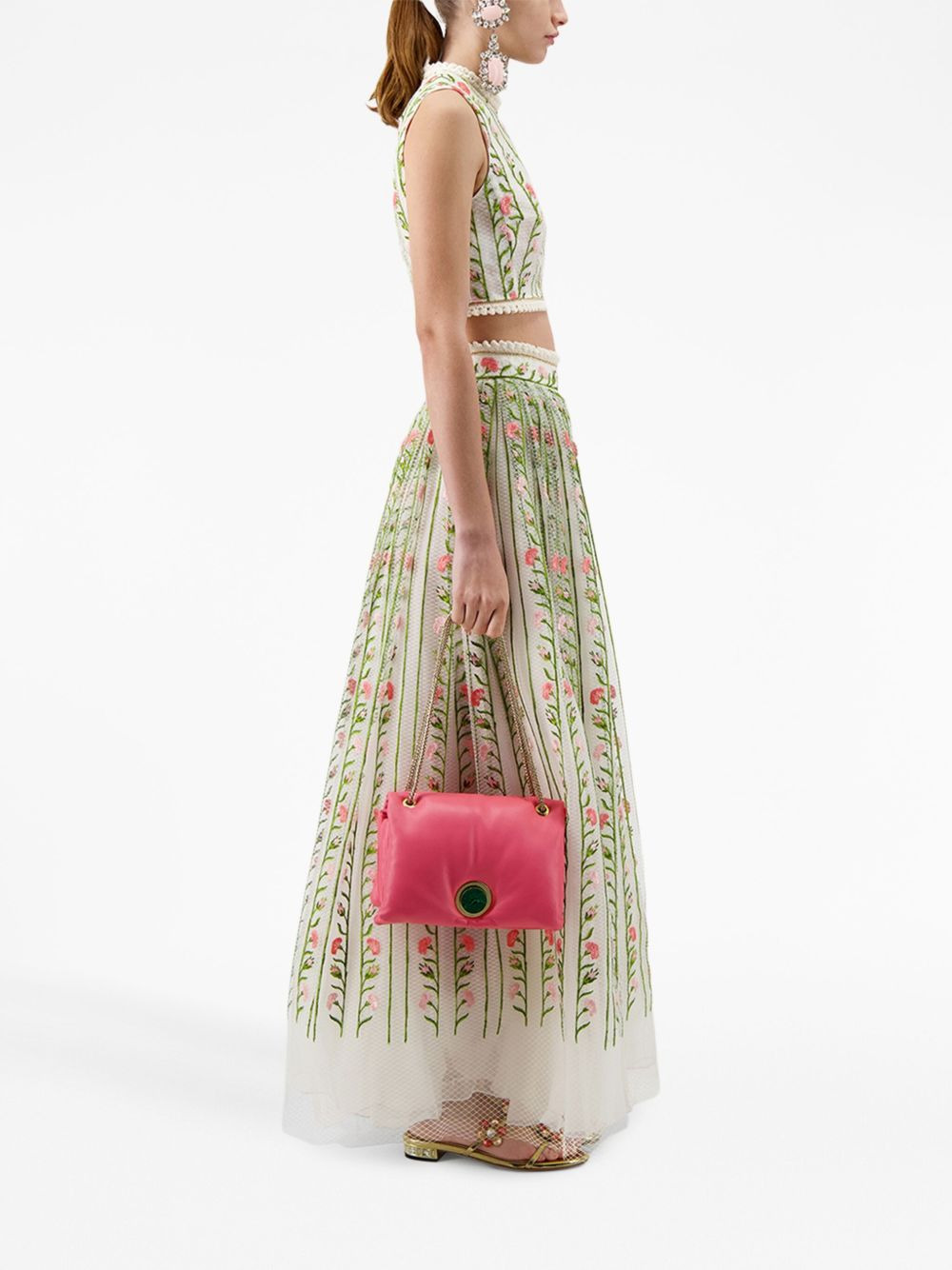 floral-embroidered top - 3