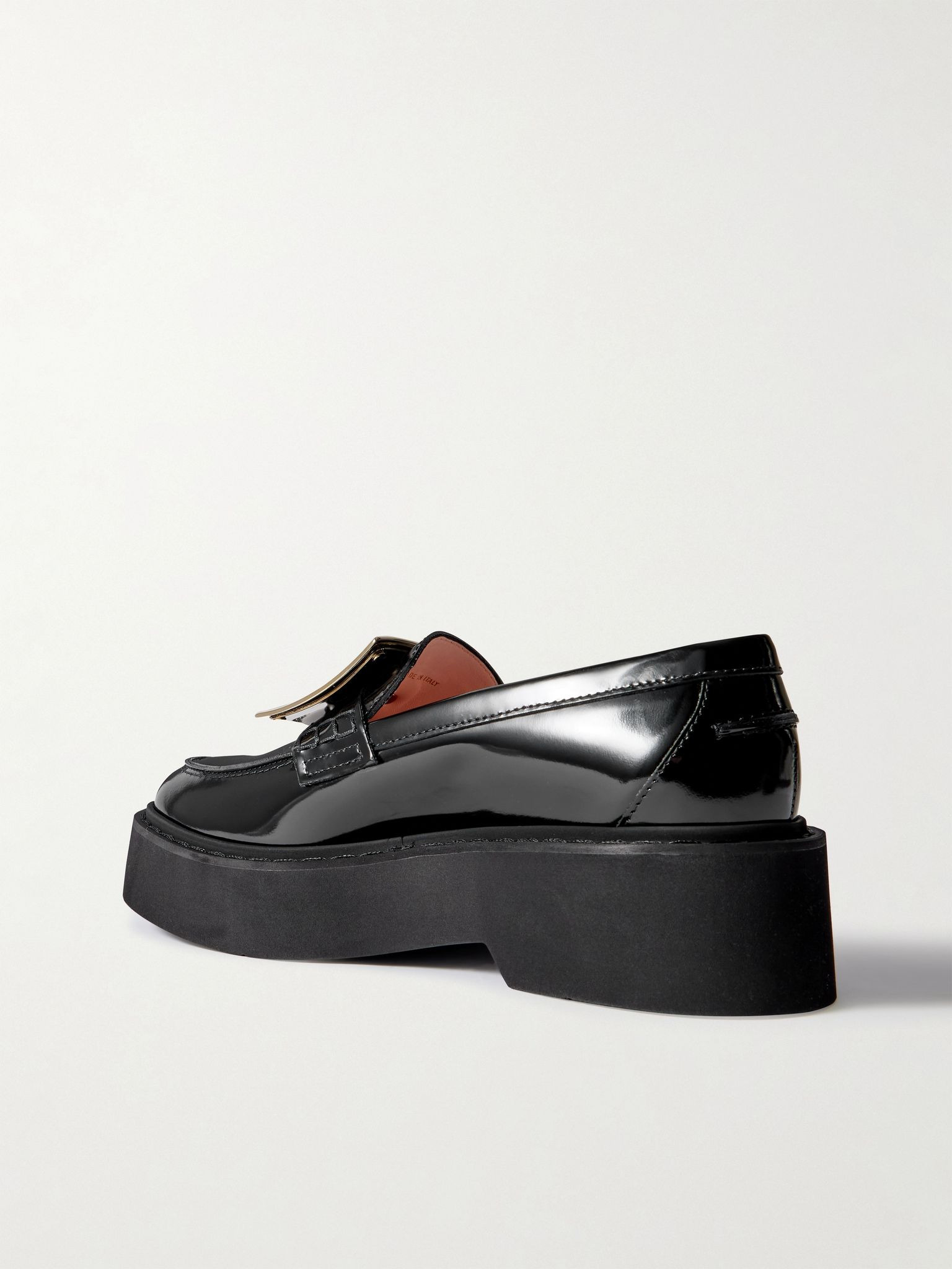 Viv Rangers patent-leather loafers Black - 3