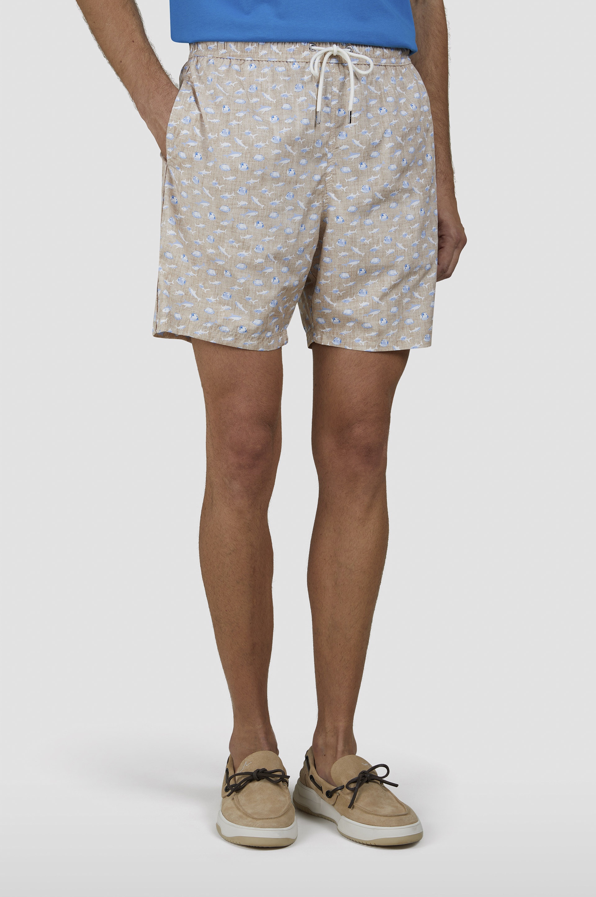 SWIM SHORTS WITH SHARK PRINT - 6