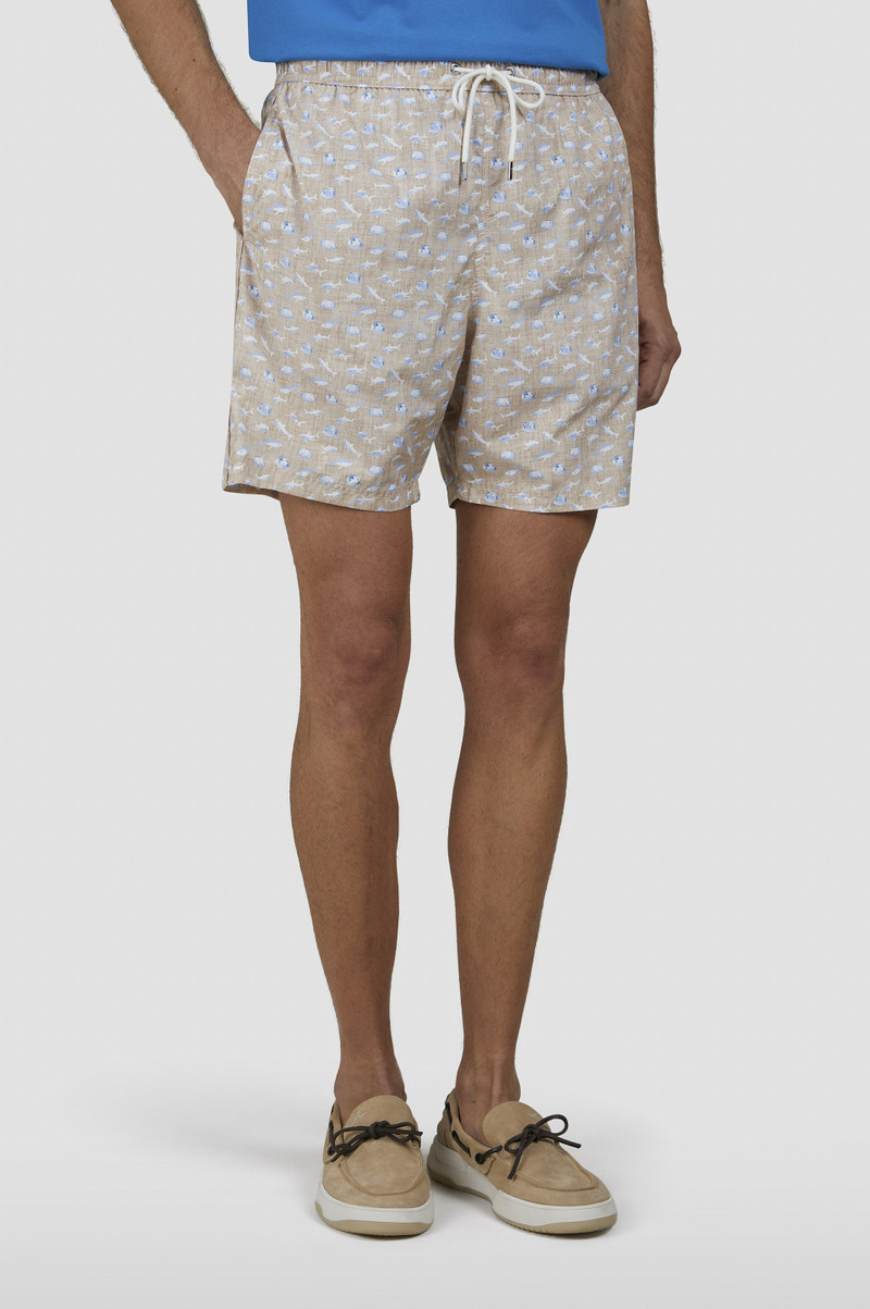 SWIM SHORTS WITH SHARK PRINT 6
