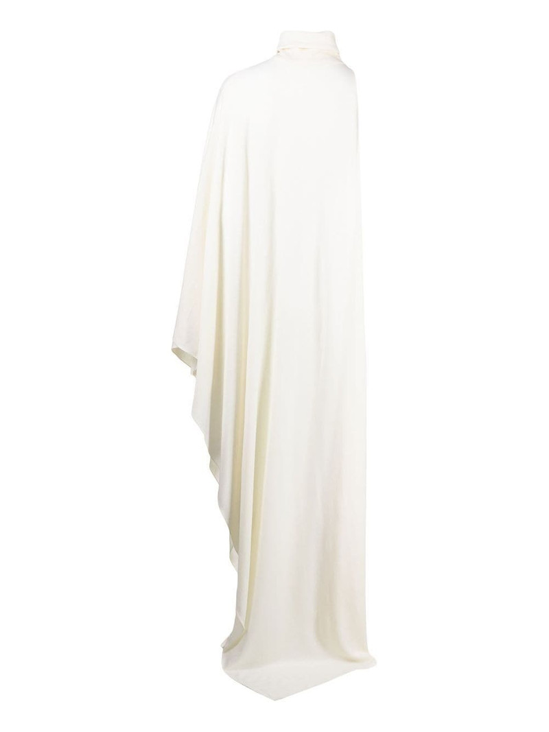GIA STUDIOS draped asymmetric one-shoulder gown outlook