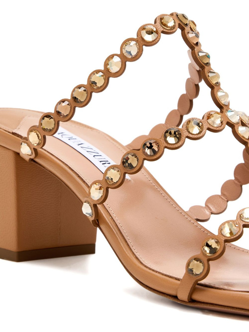 50mm Tequila crystal-embellished block-heel sandals 4