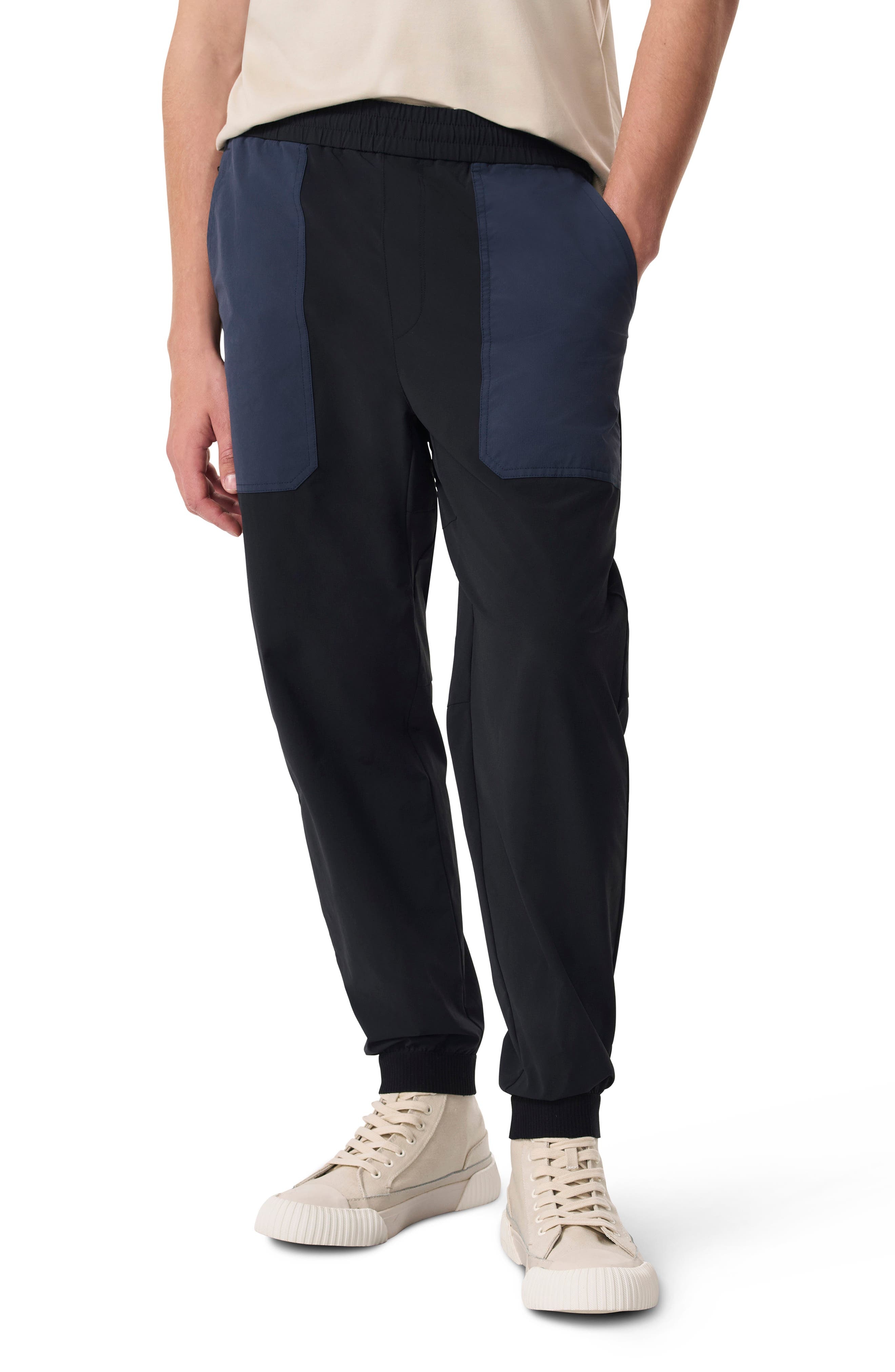rag & bone Robert Pursuit Utility Joggers in Jet Black at Nordstrom - 1