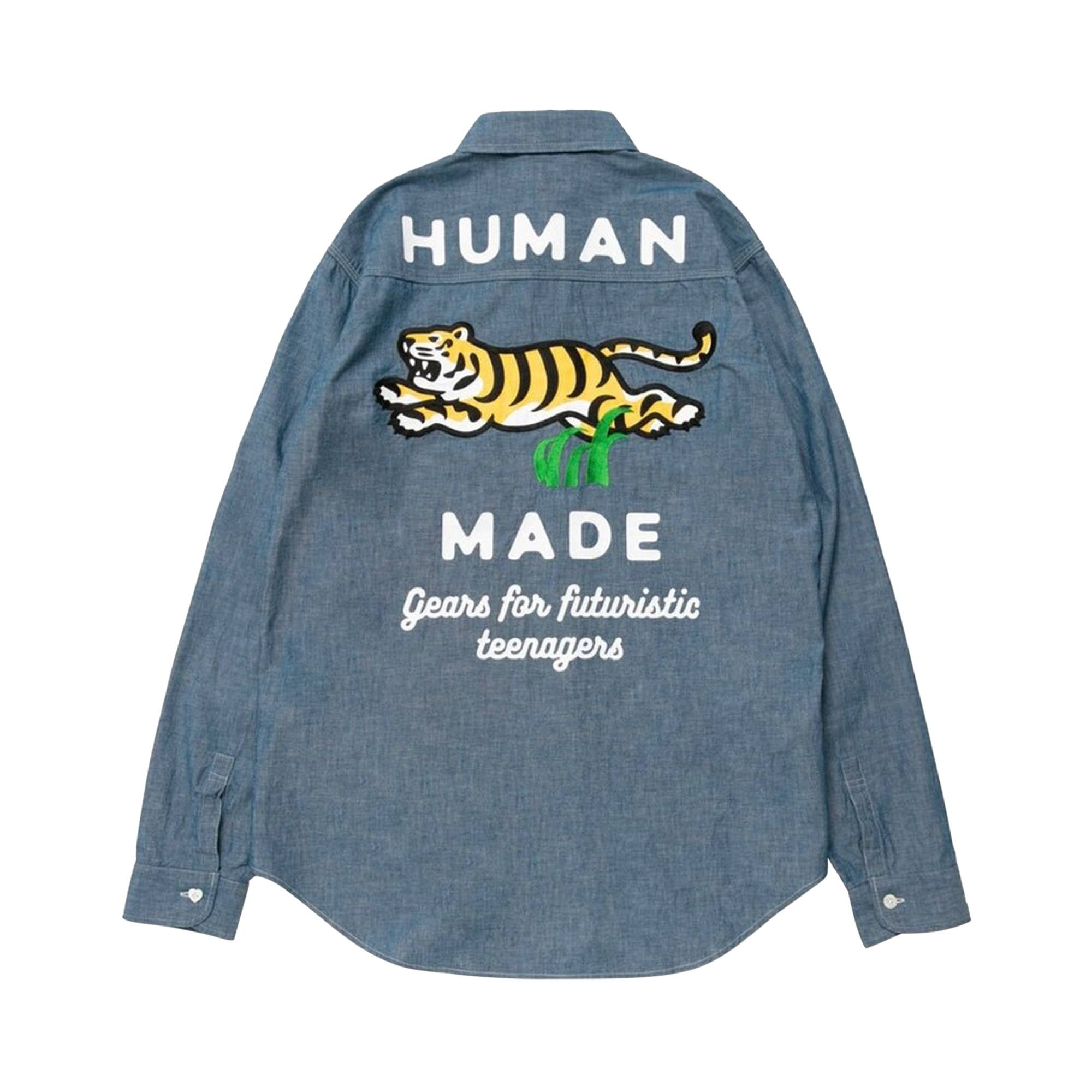 Human Made Chambray Shirt 'Blue' - 2