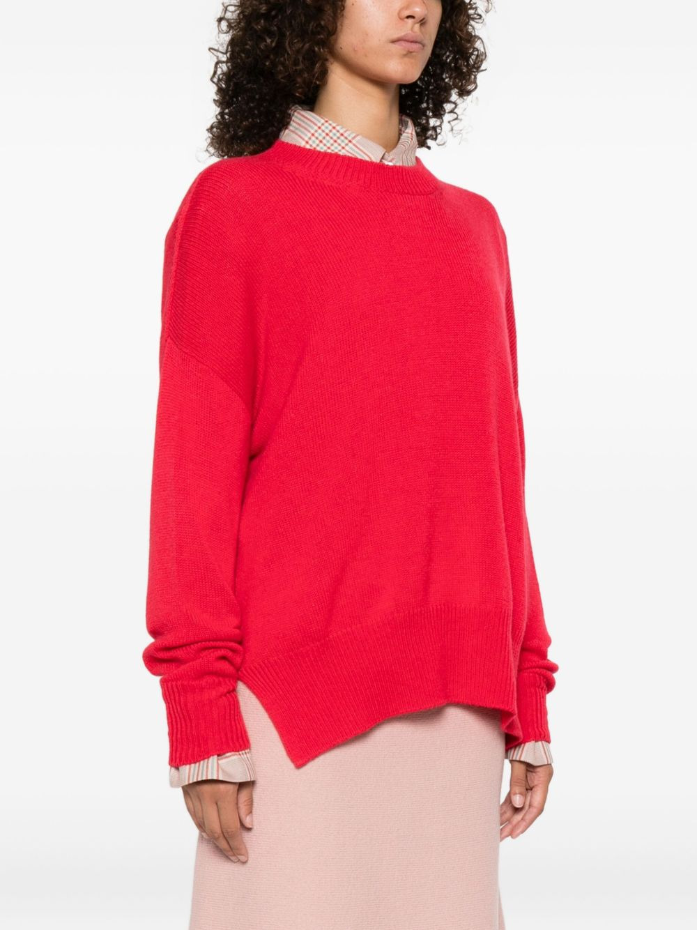 crew-neck cashmere sweater - 3