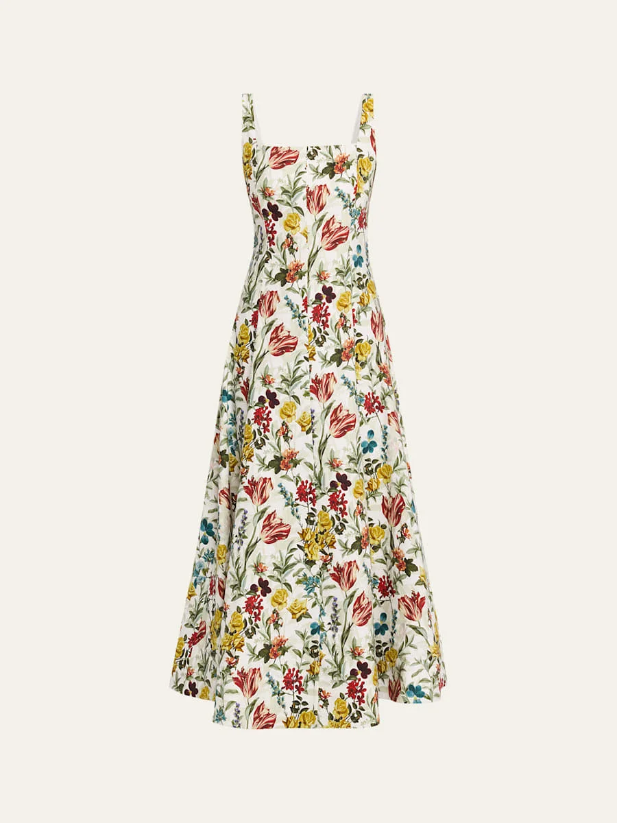 Polly Floral Maxi Dress - 1