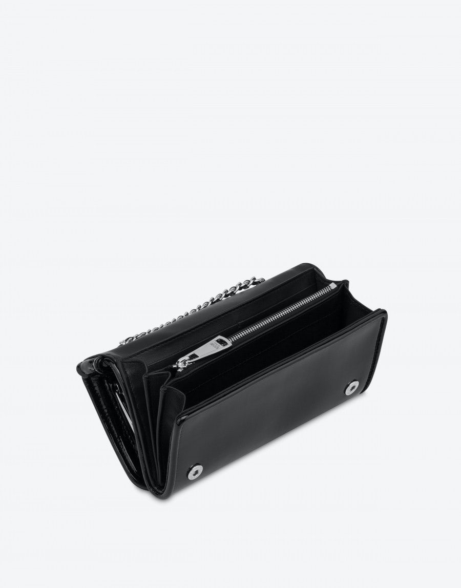 SMALL PATENT LEATHER BIKER BAG - 3
