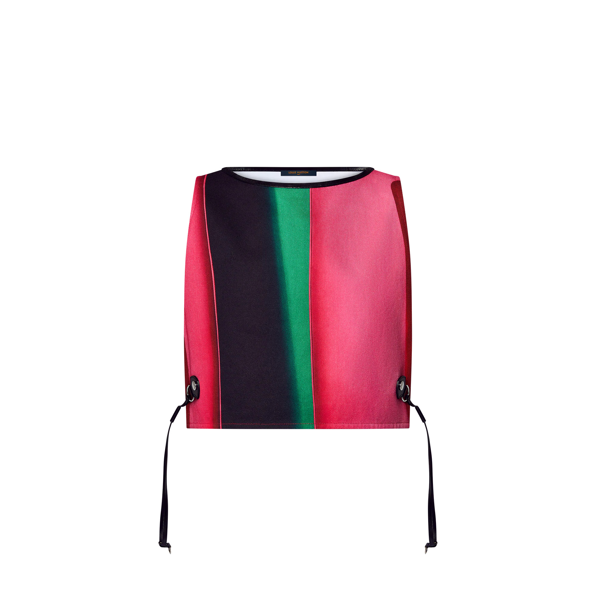 Macro Rabbit Leather Pull Boxy Top - 1