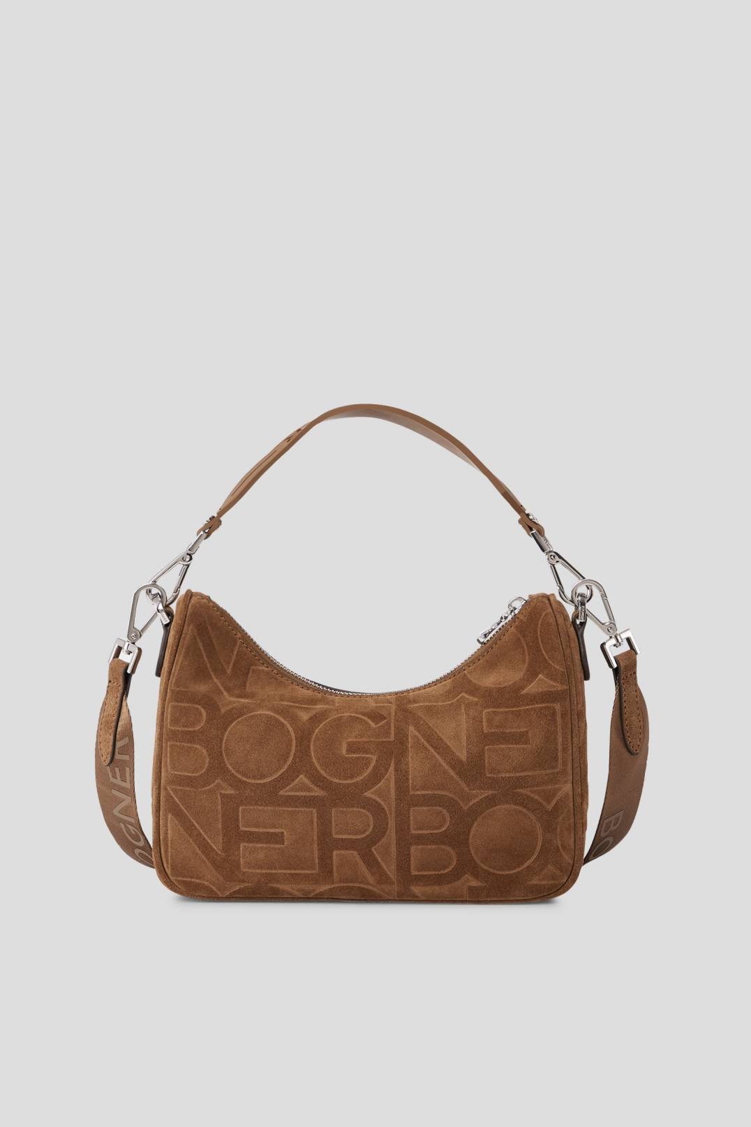 TENNA VELLUTO LORA SHOULDER BAG IN COGNAC - 3