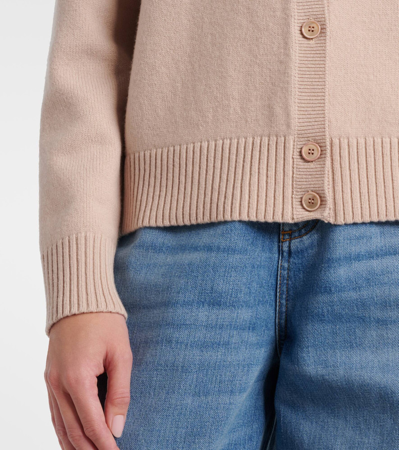 Cropped wool and cashmere cardigan 5