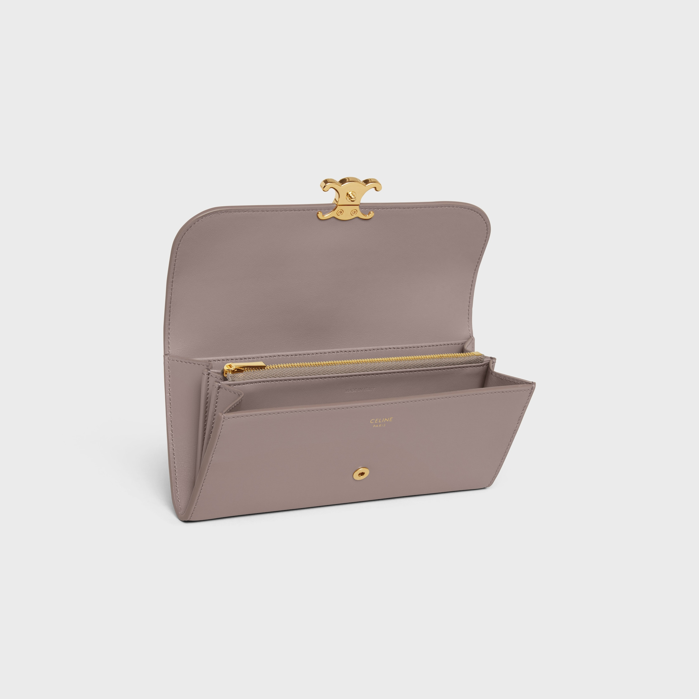 LARGE WALLET TRIOMPHE in Shiny calfskin - 4