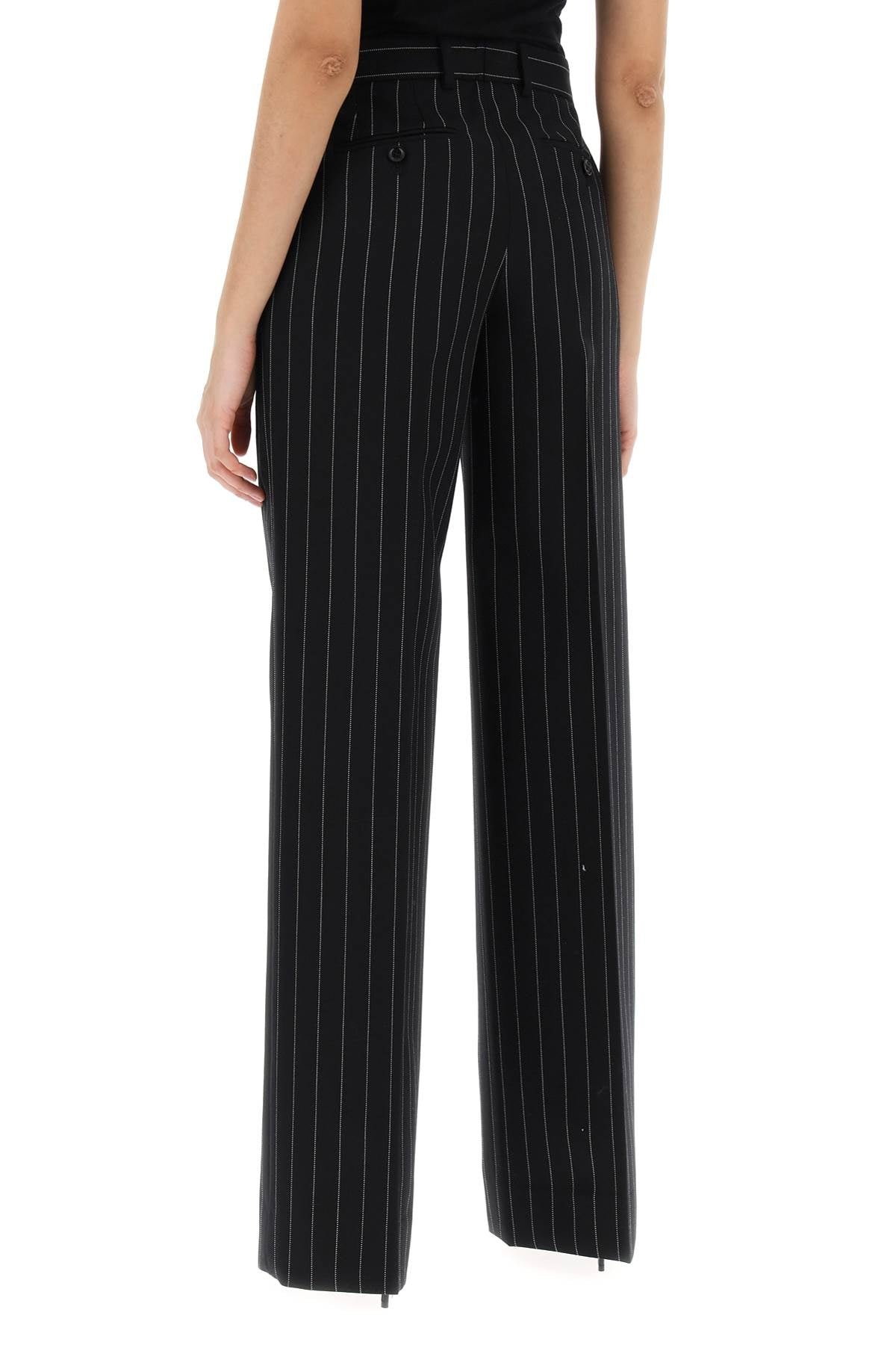 Dolce & Gabbana Striped Flare Leg Pants Women - 3