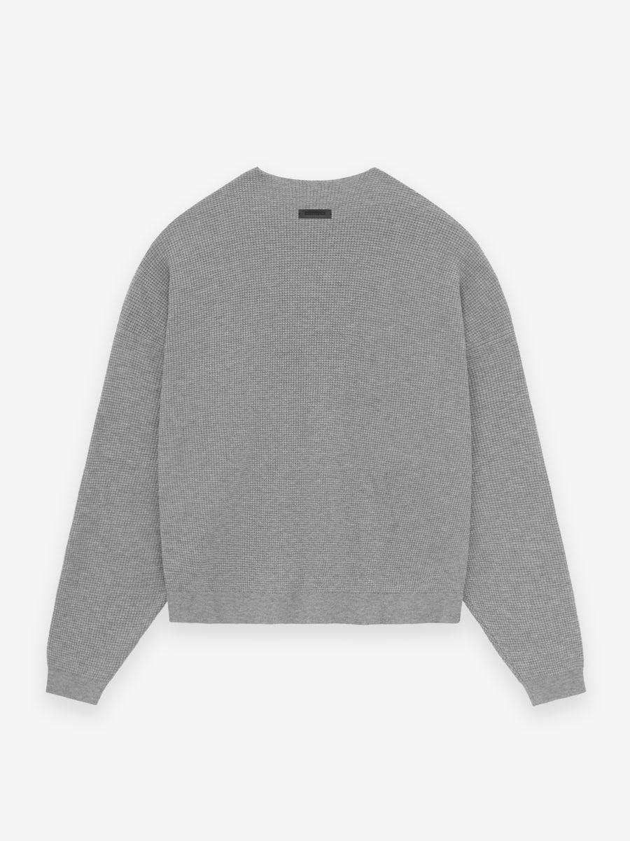 Waffle Crewneck Sweater - 2