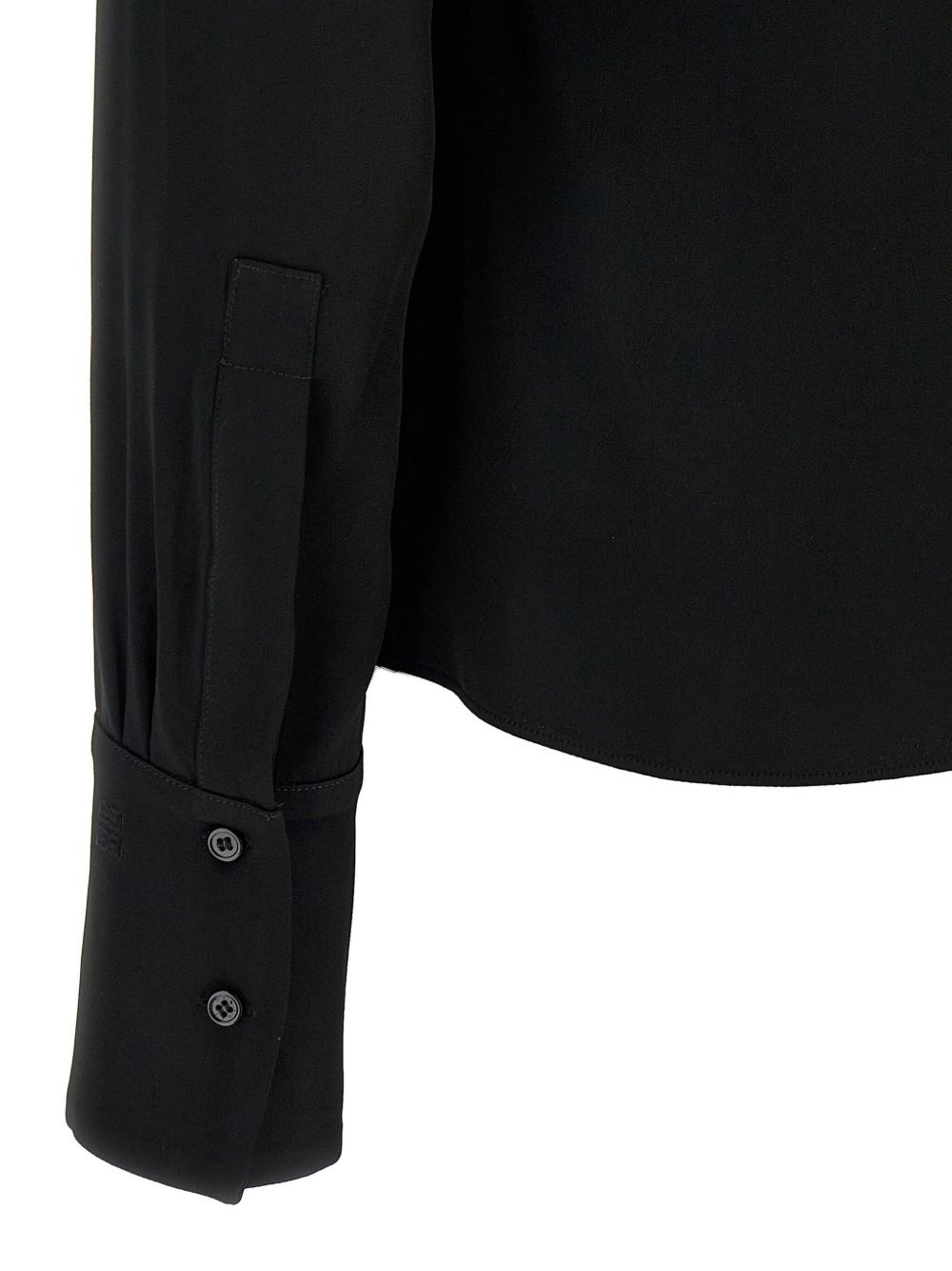 bow-detail draped blouse - 4