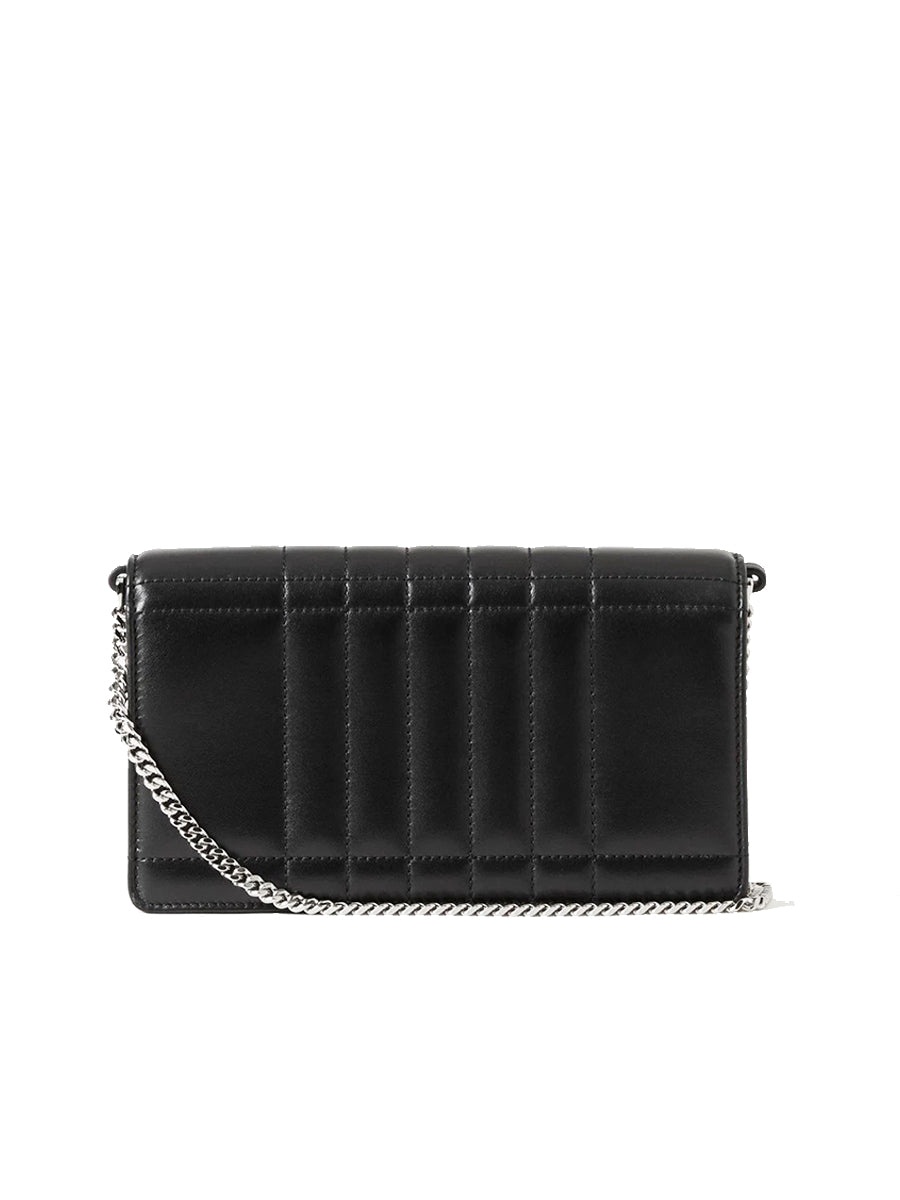 Lola Clutch in Black/palladium - 2